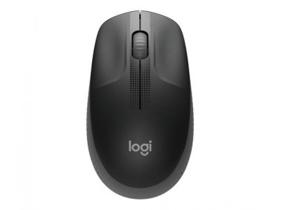Mouse Logitech M190 Full-Size Wireless Charcoal 2.4Ghz